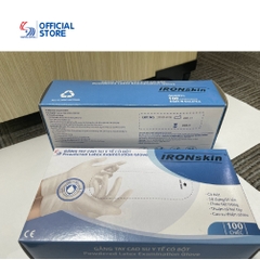 Găng tay cao su y tế IRONskin - Hộp 100 chiếc