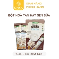 Bột hoà tan hạt sen sữa KINKA 255g (15 gói x 17g)