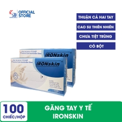 Găng tay cao su y tế IRONskin - Hộp 100 chiếc