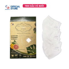 Khẩu trang y tế hương Vỏ Bưởi Gold 3D Mask - Túi 5 cái