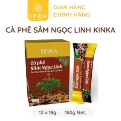 Cà phê Sâm Ngọc Linh KINKA 180g (10 gói x 18g)
