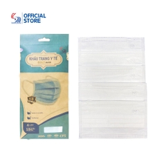 Khẩu trang y tế 4 lớp kháng khuẩn toàn diện Gold Mask Trường Dương - Túi 10 cái