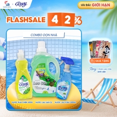 Combo Dọn Nhà REVY Toàn Diện 4 Món | Sạch Thơm Tiết Kiệm