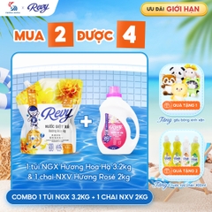 Combo Giặt Xả REVY Toàn Diện 3.2kg & 2kg | Tiết Kiệm Tối Ưu