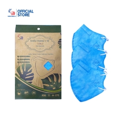 Khẩu trang y tế Gold 3D Mask dành cho người lớn - Túi 5 cái
