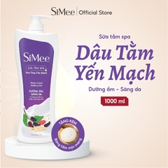 Sữa tắm Spa SiMee  | Làm sạch - Dưỡng trắng – Dưỡng ẩm – Dịu da | Chai 1L dung tích lớn, tiết kiệm hơn