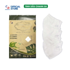 Khẩu trang y tế hương Chanh Sả Gold 3D Mask - Túi 5 cái