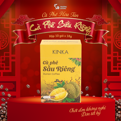 Cà phê Sầu riêng KINKA | 180g (10 gói x 18g)
