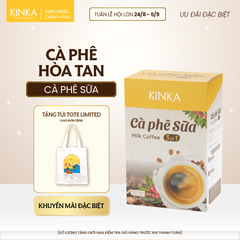 Cà Phê Sữa Hòa Tan KINKA 3in1 180g (10 Gói x 18g)