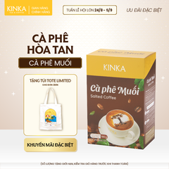Cà Phê Muối Hòa Tan KINKA 180g (10 gói x 18g)
