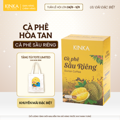 Cà Phê Sầu Riêng Hòa Tan KINKA 180g (10 Gói x 18g)