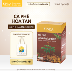 Cà Phê Sâm Ngọc Linh Hòa Tan KINKA 180g (10 Gói x 18g)