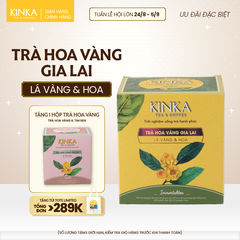 Immortalitea - Trà hoa vàng Gia Lai - Lá vàng & Hoa | 40g (20 gói x 2g)