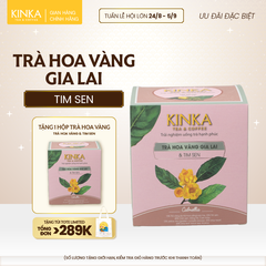 Calmellia - Trà Hoa Vàng Gia Lai & Tim Sen | 40 g (20 gói x 2g) 