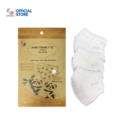 Khẩu trang y tế Gold 3D Mask Kids dành cho trẻ em - Túi 5 cái