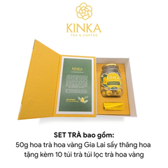 Set trà Phúc Duyên - Hoa trà hoa vàng Gia Lai