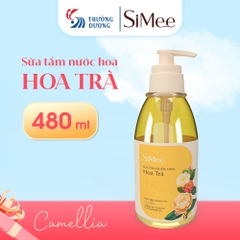 Sữa tắm nước hoa Simee Hương Hoa Trà Chai 480ml - Cung Cấp Dưỡng Ẩm, Sạch Mịn Da - Hương Thơm Tinh Tế Từ Pháp