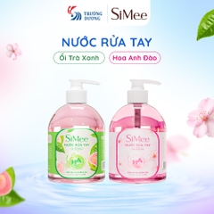 Nước Rửa Tay SiMee Dưỡng Ẩm 480ml - Công Thức Mới Giúp Da Tay Mềm Mịn Với HA Hương Hoa Anh Đào & Ổi Trà Xanh