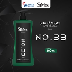 Sữa tắm gội nước hoa nam SiMee 2in1 Chai 600ml – Tiện lợi, nam tính và đầy cuốn hút