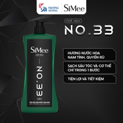 Sữa tắm gội nước hoa nam SiMee 2in1 Chai 600ml – Tiện lợi, nam tính và đầy cuốn hút