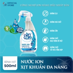 CHAI 500ML | Nước ion xịt khuẩn đa năng I-ONCARE