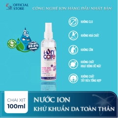 Nước ion khử khuẩn da toàn thân I-ONCARE 500ML