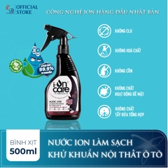 Nước ion làm sạch khử khuẩn nội thất xe ô tô I-ONCARE
