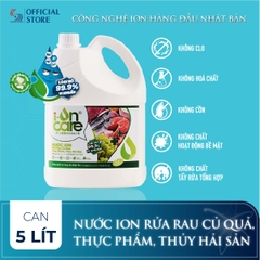 Nước ion rửa rau củ quả, thực phẩm, thuỷ hải sản 1 LÍT I-ONCARE