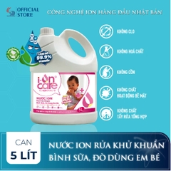Nước ion rửa bình sữa, đồ dùng em bé I-ONCARE 500ML