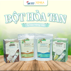 Bột hoà tan Đậu Xanh Sữa KINKA | 255g (15 gói x 17g)