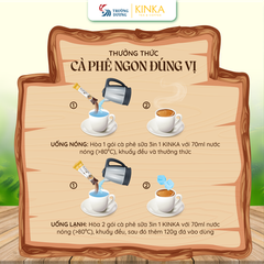 Cà phê Sữa 3in1 KINKA | 180g (10 gói x 18g)