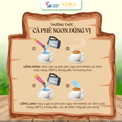 Cà phê Sâm Ngọc Linh KINKA | 180g (10 gói x 18g)
