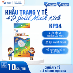 Khẩu trang y tế 4D Gold Mask Kids (KF94) - Dành cho trẻ em