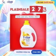Nước giặt xả REVY - Hương Hoa Hạ - Chai 2kg & 3.8kg