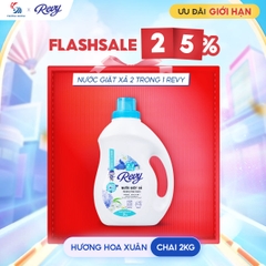 Nước giặt xả REVY - Hương Hoa Xuân - Chai 2kg & 3.8kg