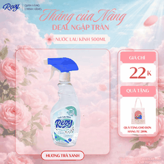 Nước Lau Kính REVY Hương Trà Xanh 500ml | Ngăn Vết Ố Mờ