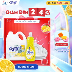 [TẶNG MÚT RỬA CHÉN] Nước rửa chén REVY - Hương Chanh