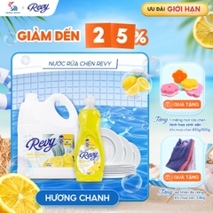 Nước Rửa Chén REVY Hương Chanh | Công Nghệ ION Đột Phá