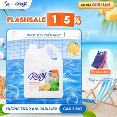 Nước Rửa Chén REVY Trà Xanh Dưa Lưới | Làn Hương Dịu Nhẹ