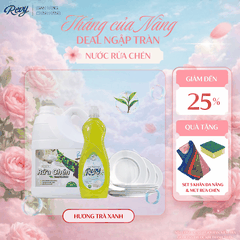 Nước Rửa Chén REVY Hương Trà Xanh | Sạch Nhanh Kháng Khuẩn