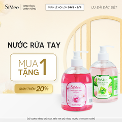 Nước Rửa Tay SiMee 480ml - Hương Hoa Anh Đào & Ổi Trà Xanh