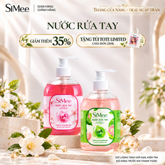 Nước Rửa Tay SiMee 480ml - Hương Hoa Anh Đào & Ổi Trà Xanh