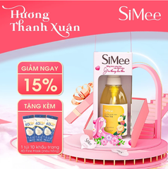 Hộp Quà Tặng Sữa Tắm Nước Hoa Simee 480ml Hoa Trà Set Hương Thanh Xuân