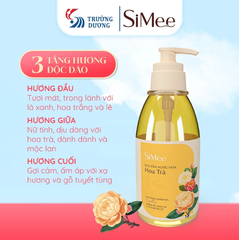 Hộp Quà Tặng Sữa Tắm Nước Hoa Simee 480ml Hoa Trà Set Hương Thanh Xuân