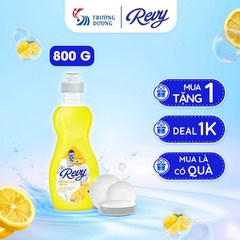 Nước rửa chén REVY - Hương CHANH 400g, 800g, 3.8kg