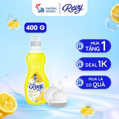 Nước rửa chén REVY - Hương CHANH 400g, 800g, 3.8kg