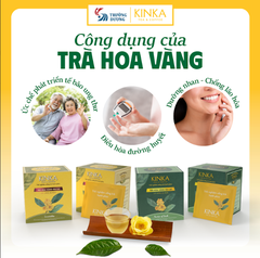 Immortalitea - Trà hoa vàng Gia Lai - Lá vàng & Hoa