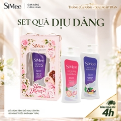 DỊU DÀNG - Hộp Quà Tặng Sữa Tắm Spa 1L - Quà Tặng 20/11, quà tặng mẹ, tặng cô, tặng bạn gái