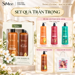 TRÂN TRỌNG - Hộp Quà Tặng Dầu Gội Thảo Dược SiMee | Quà Tặng 20/11, quà tặng mẹ, tặng cô, tặng bạn gái