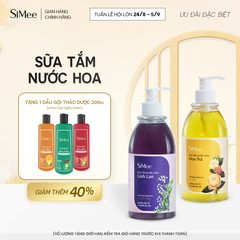 [TẶNG QUÀ] Hoa Trà - Sữa Tắm Nước Hoa SiMee Hương Hoa Trà 480ml - Dưỡng Ẩm Mềm Mại